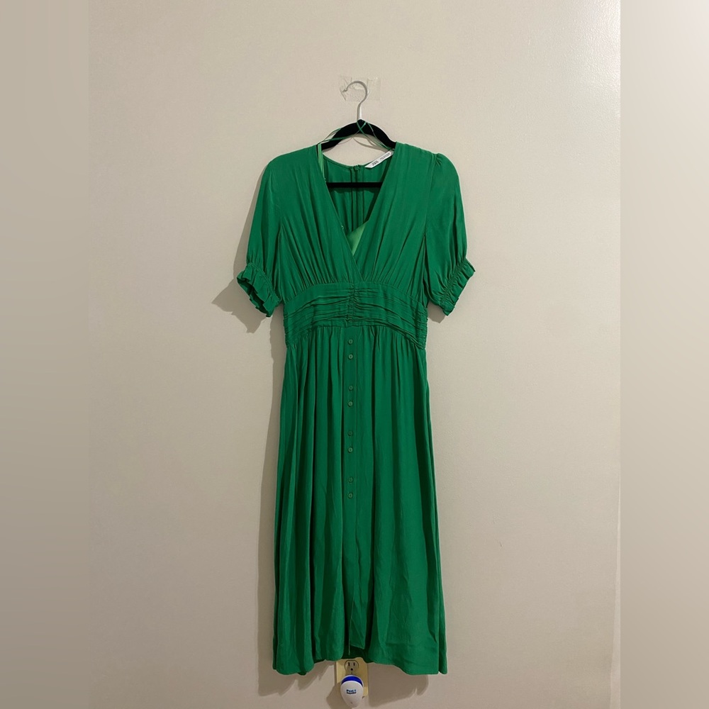 Beautiful jewel toned, green dress